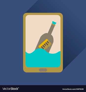 Flat icon with long shadow mobile applications vector image