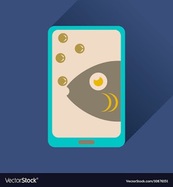Flat icon with long shadow mobile applications vector image