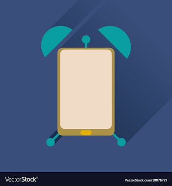 Flat icon with long shadow mobile applications vector image