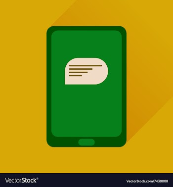 Flat icon with long shadow mobile applications vector image