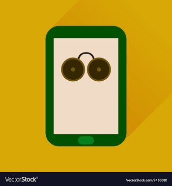 Flat icon with long shadow mobile applications vector image