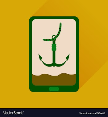 Flat icon with long shadow mobile applications vector image