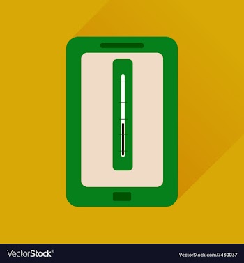 Flat icon with long shadow mobile applications vector image