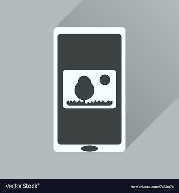 Flat icon with long shadow mobile applications vector image