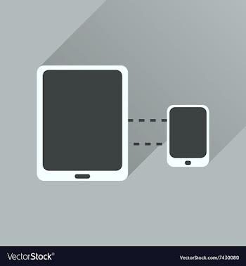 Flat icon with long shadow mobile applications vector image