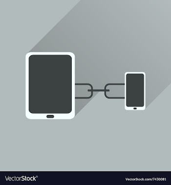 Flat icon with long shadow mobile applications vector image