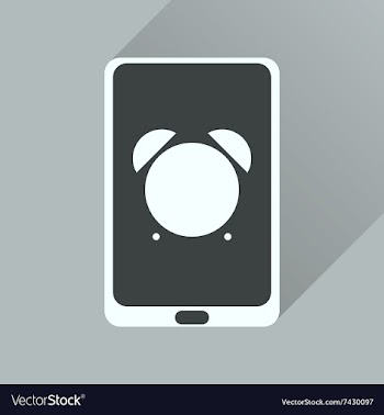 Flat icon with long shadow mobile applications vector image