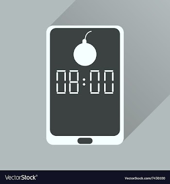 Flat icon with long shadow mobile applications vector image