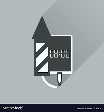 Flat icon with long shadow mobile applications vector image