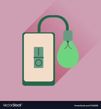 Flat icon with long shadow mobile phone and light vector image
