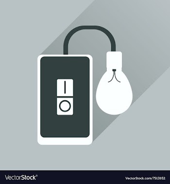 Flat icon with long shadow mobile phone and light vector image