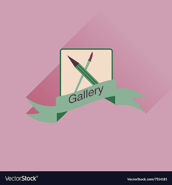 Flat icon with long shadow Mobile Phone Gallery vector image