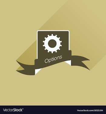 Flat icon with long shadow Mobile Phone Options vector image
