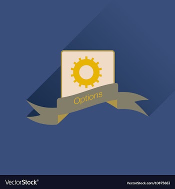 Flat icon with long shadow Mobile Phone Options vector image