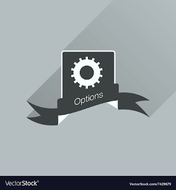 Flat icon with long shadow Mobile Phone Options vector image
