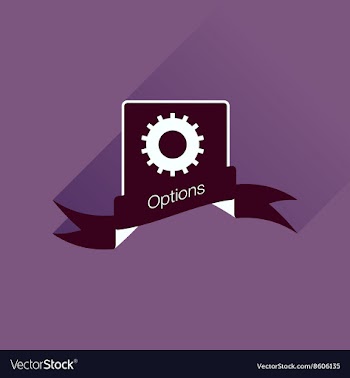 Flat icon with long shadow Mobile Phone Options vector image