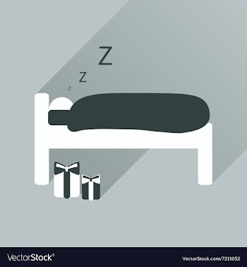 Flat icon with long shadow new Year gifts vector image