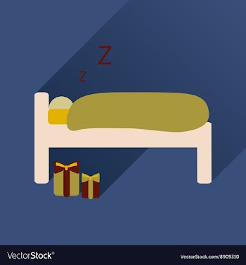 Flat icon with long shadow new Year gifts vector image