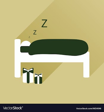 Flat icon with long shadow new Year gifts vector image