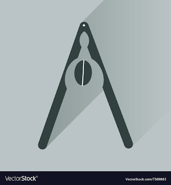 Flat icon with long shadow nut and nutcracker vector image