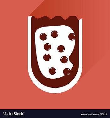 Flat icon with long shadow sandwich caviar vector image