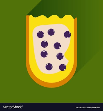Flat icon with long shadow sandwich caviar vector image