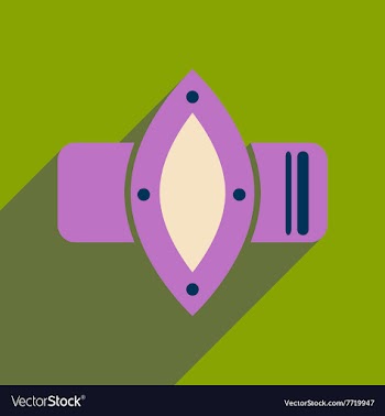 Flat icon with long shadow watches Women vector image