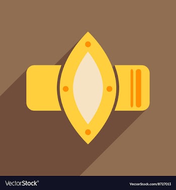 Flat icon with long shadow watches Women vector image