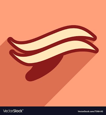 Flat icon with long shadow whales logo vector image