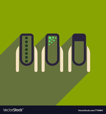 Flat icon with long shadow women manicure vector image