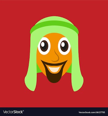 Flat icons on theme arabic business arabic man vector image