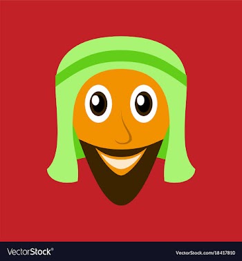 Flat icons on theme arabic business arabic man vector image