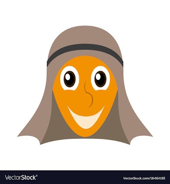 Flat icons on theme arabic business arabic man vector image