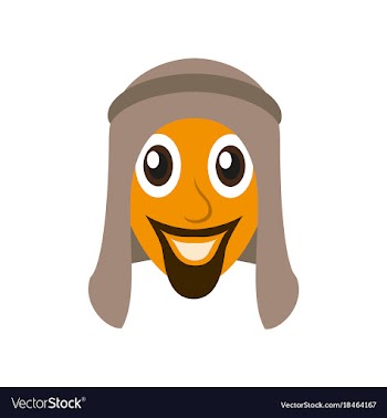 Flat icons on theme arabic business arabic man vector image