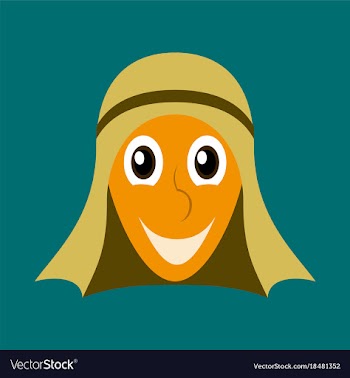 Flat icons on theme arabic business arabic man vector image