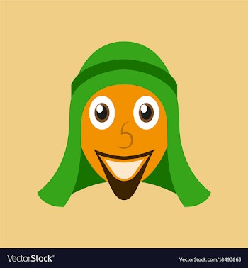 Flat icons on theme arabic business arabic man vector image