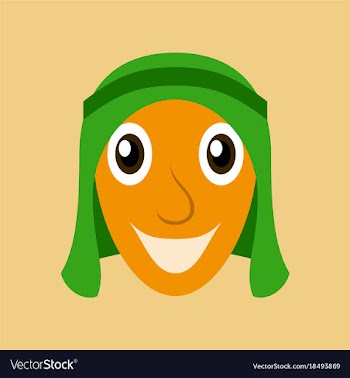 Flat icons on theme arabic business arabic man vector image
