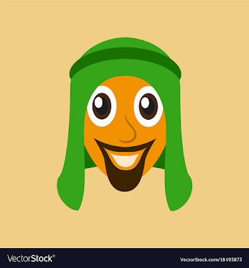 Flat icons on theme arabic business arabic man vector image