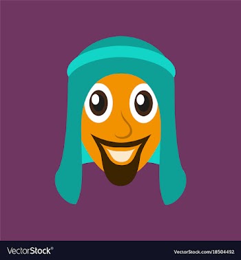 Flat icons on theme arabic business arabic man vector image