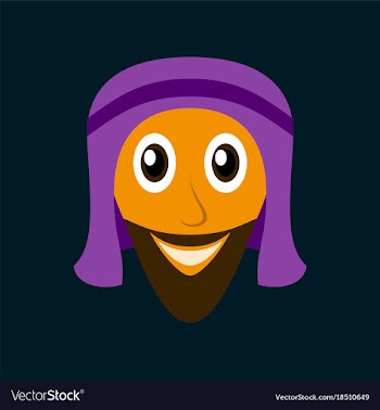 Flat icons on theme arabic business arabic man vector image
