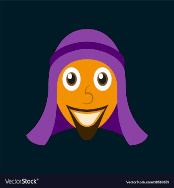 Flat icons on theme arabic business arabic man vector image