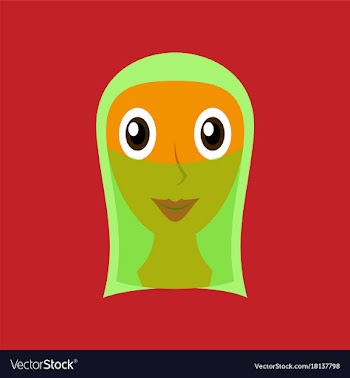 Flat icons on theme arabic business arabic woman vector image