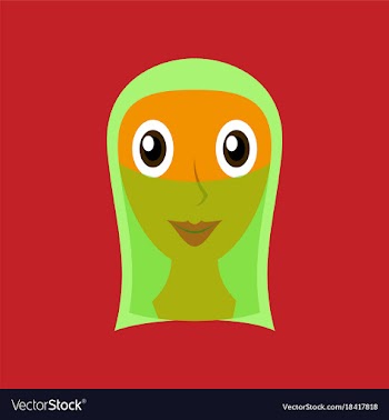 Flat icons on theme arabic business arabic woman vector image