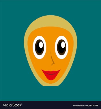 Flat icons on theme arabic business arabic woman vector image