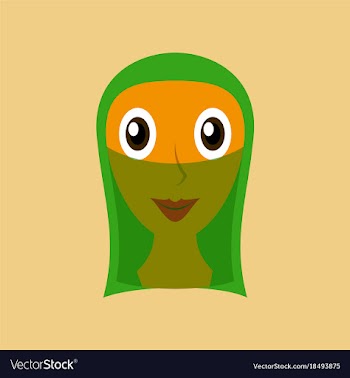 Flat icons on theme arabic business arabic woman vector image