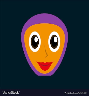 Flat icons on theme arabic business arabic woman vector image