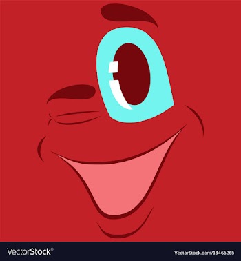 Flat icons on theme cartoon face funny emotion vector image