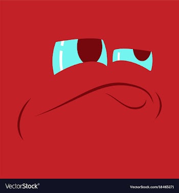 Flat icons on theme cartoon face funny emotion vector image