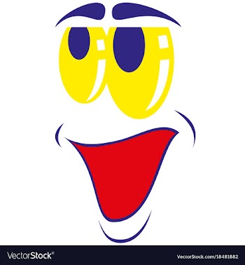 Flat icons on theme cartoon face funny emotion vector image