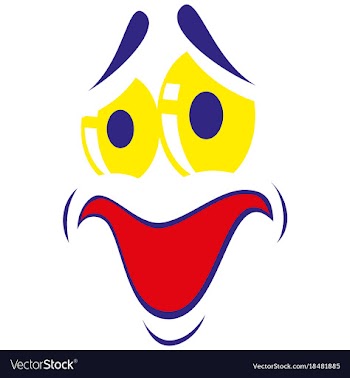 Flat icons on theme cartoon face funny emotion vector image